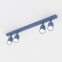 Emibig Flash 18364 lampa podsufitowa 4x10 W niebieska zdj.1