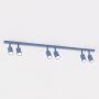 Emibig Flash 18366 lampa podsufitowa 6x10 W niebieska zdj.1