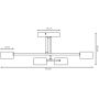 Emibig Halo 18404 lampa podsufitowa 4x10 W zdj.2