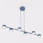 Emibig Megara 18426 lampa wisząca 6x10 W niebieska zdj.1