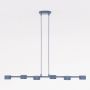 Emibig Megara 18426 lampa wisząca 6x10 W niebieska zdj.4