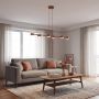Emibig Megara 18436 lampa wisząca 6x10 W zdj.4