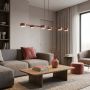 Emibig Megara 18436 lampa wisząca 6x10 W zdj.5