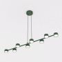Emibig Megara 18448 lampa wisząca x10 W zielona zdj.1