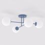 Emibig Roma 18454 lampa podsufitowa 4x10 W niebieska-opal zdj.1