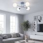 Emibig Roma 18454 lampa podsufitowa 4x10 W niebieska-opal zdj.4