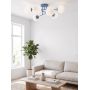 Emibig Roma 18456 lampa podsufitowa 6x10 W niebieska-opal zdj.3