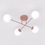 Emibig Roma 18464 lampa podsufitowa 4x10 W opal zdj.3