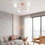 Emibig Roma 18464 lampa podsufitowa 4x10 W opal zdj.5