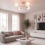 Emibig Roma 18464 lampa podsufitowa 4x10 W opal zdj.6