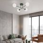 Emibig Roma 18474 lampa podsufitowa 4x10 W zielona-opal zdj.4