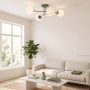 Emibig Roma 18474 lampa podsufitowa 4x10 W zielona-opal zdj.6