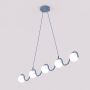 Emibig Sinus 18485 lampa wisząca 5x8 W niebieska zdj.1