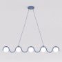 Emibig Sinus 18485 lampa wisząca 5x8 W niebieska zdj.3
