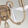 Elstead Lighting Aegean AG2AGEDBRASS kinkiet 2x60 W mosiądz zdj.3
