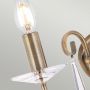 Elstead Lighting Aegean AG2AGEDBRASS kinkiet 2x60 W mosiądz zdj.4