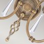 Elstead Lighting Aegean AG2AGEDBRASS kinkiet 2x60 W mosiądz zdj.6