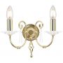 Elstead Lighting Aegean AG2POLBRASS kinkiet 2x60 W mosiądz zdj.1