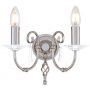 Elstead Lighting Aegean AG2POLNICKEL kinkiet 2x60 W nikiel zdj.1