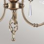 Elstead Lighting Aegean AG3AGEDBRASS lampa wisząca 3x60 W mosiądz zdj.4