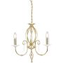 Elstead Lighting Aegean AG3POLBRASS lampa wisząca 3x60 W mosiądz zdj.1
