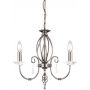 Elstead Lighting Aegean AG3POLNICKEL lampa wisząca 3x60 W nikiel zdj.1