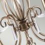 Elstead Lighting Aegean AG5AGEDBRASS lampa wisząca 5x60 W mosiądz zdj.4