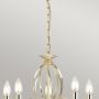 Elstead Lighting Aegean AG5POLBRASS lampa wisząca 5x60 W mosiądz zdj.3