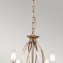 Elstead Lighting Aegean AG8AGEDBRASS lampa wisząca x60 W mosiądz zdj.3