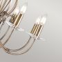 Elstead Lighting Aegean AG8AGEDBRASS lampa wisząca x60 W mosiądz zdj.4
