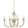 Elstead Lighting Aegean AG8POLBRASS lampa wisząca x60 W mosiądz zdj.1