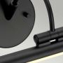 Elstead Lighting Alton ALTONPLLBLK kinkiet 1x11.6 W czarny zdj.3