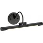 Elstead Lighting Alton ALTONPLSBLK kinkiet 1x6.6 W czarny zdj.1