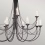 Elstead Lighting Carisbrooke CB12BLACK lampa wisząca x60 W czarna zdj.4