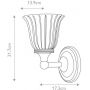 Elstead Lighting Austen BATHAUSTEN1PC kinkiet 1x3 W chrom zdj.2