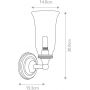 Elstead Lighting Austen BATHAUSTEN2PC kinkiet 1x3 W chrom zdj.2
