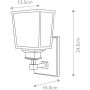 Elstead Lighting Aylesbury BATHAY1 kinkiet 1x3 W chrom zdj.2