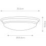 Elstead Lighting Brompton BATHBROMPTONF plafon 1x5.7 W chrom zdj.2