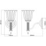 Elstead Lighting Carroll BATHCARROLL1PC kinkiet 1x3 W chrom zdj.2