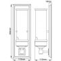 Elstead Lighting Cambridge BATHCM1 kinkiet 1x3 W chrom zdj.2