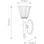 Elstead Lighting Dryden BATHDRYDEN1PN kinkiet 1x3 W nikiel zdj.2