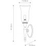 Elstead Lighting Dryden BATHDRYDEN2PB kinkiet 1x3 W mosiądz zdj.2