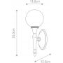 Elstead Lighting Dryden BATHDRYDEN4PB kinkiet 1x3 W mosiądz zdj.2