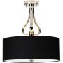 Elstead Lighting Falmouth BATHFALMOUTHSFPC lampa wisząca 3x3 W czarna-chrom zdj.1