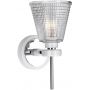 Elstead Lighting Gunnislake BATHGUNNIS1WPC kinkiet 1x3 W biały-chrom zdj.1