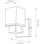 Elstead Lighting Greenwich BATHGW1 kinkiet 1x3 W chrom zdj.2