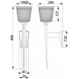 Elstead Lighting Verity BATHVERITYBB kinkiet 1x3 W mosiądz zdj.2