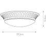 Elstead Lighting Whitby BATHWHITBYF plafon 1x9 W chrom zdj.2