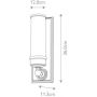 Elstead Lighting Worcester BATHWS1 kinkiet 1x3 W chrom zdj.2