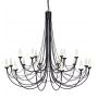 Elstead Lighting Carisbrooke CB18BLACK lampa wisząca x60 W czarna zdj.1